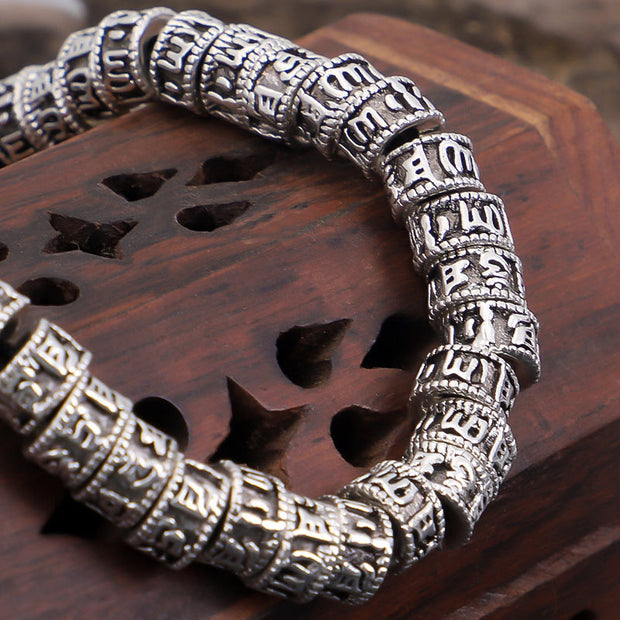 Buddha Stones Handmade Tibetan Mantra Purity Bracelet