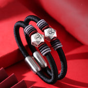 Buddha Stones 999 Sterling Silver 12 Constellations of the Zodiac Blessing Handmade String Bracelet (Extra 35% Off | USE CODE: FS35) - image 1