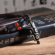 Buddha Stones Tibetan Nine-Eye Dzi Bead Wealth Necklaces & Pendants (Extra 35% Off | USE CODE: FS35) - Black - image 3