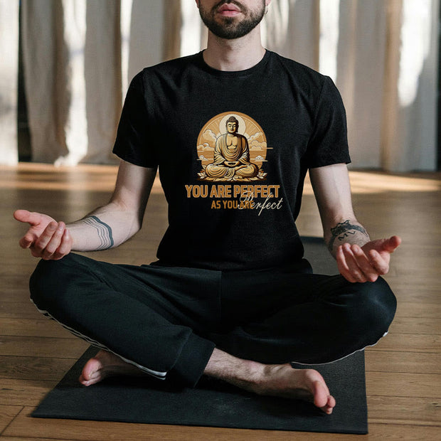 Buddha Stones You Are Perfect As You Are Tee T-shirt T-Shirts BS 1