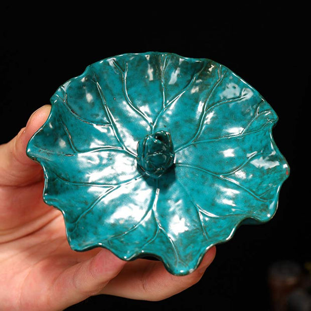 Buddha Stones Tibetan Lotus Blessing Incense Burner Decoration (Extra 30% Off | USE CODE: FS30) - image 8