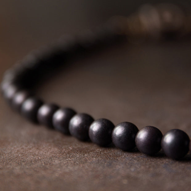 Buddha Stones Ebony Wood Dzi Bead Copper Protection Couple Bracelet (Extra 30% Off | USE CODE: FS30) - image 6