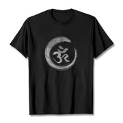 Buddha Stones OM Mantra Sanskrit Tee T-shirt T-Shirts BS Black 2XL
