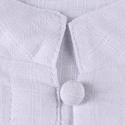 Buddha Stones 2Pcs Half Sleeve Shirt Top Pants Meditation Zen Tai Chi Linen Clothing Women's Set Women's Meditation Cloth BS 9
