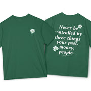 Buddha Stones Lotus Never Be Controlled By Three Things Tee T-shirt T-Shirts BS ForestGreen 2XL