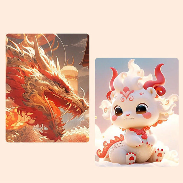 Buddha Stones 925 Sterling Silver Year of the Dragon Natural Cinnabar Hetian Jade Dragon Fu Character Ruyi As One Wishes Charm Blessing Bracelet (Extra 30% Off | USE CODE: FS30) - image 11