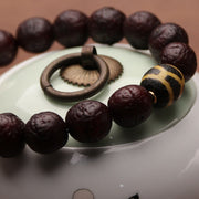 Buddha Stones Tibetan Bodhi Seed Agate Bead Luck Wealth Tassel Charm Wrist Mala (Extra 30% Off | USE CODE: FS30) - image 11