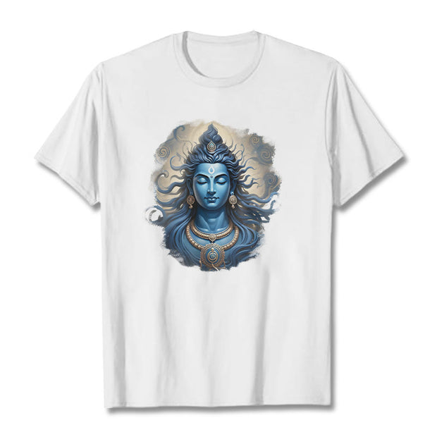 Buddha Stones OM NAMAH SHIVAYA Buddha Tee T-shirt T-Shirts BS White 2XL