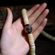 Tibetan 108 Mala Beads Yak Bone Balance Strength Mala Bracelet