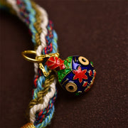 FREE Today: Fortune And Luck Handmade Gold Swallowing Beast Family Reincarnation Knot Braid Bracelet FREE FREE 4