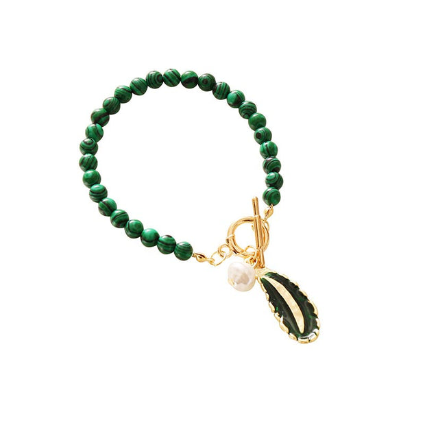 Buddha Stones Natural Malachite Calm Necklace & Bracelet (Extra 30% Off | USE CODE: FS30) - image 5