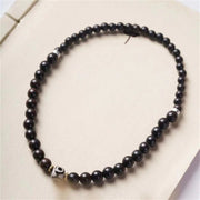 Buddha Stones Tibet Ebony Wood Dzi Bead Balance Double Wrap Bracelet Bracelet BS 1
