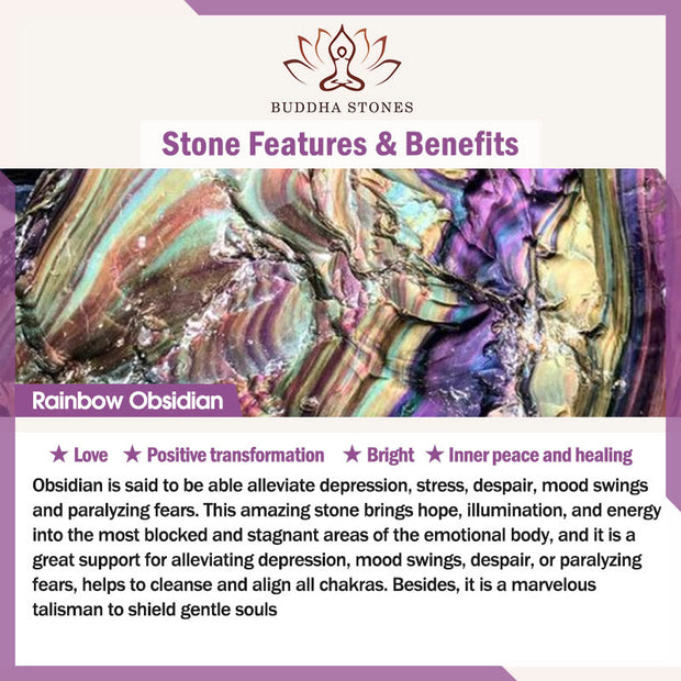 Buddha Stones "All the Best for Love and Harmony" Stone Quartz Bracelet Includes Gift Message Card - image 15