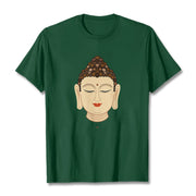 Buddha Stones Meditation Buddha Tee T-shirt T-Shirts BS ForestGreen 2XL