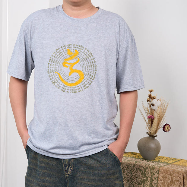 Buddha Stones 108 OM NAMAH SHIVAYA Mantra Sanskrit Tee T-shirt T-Shirts BS 19