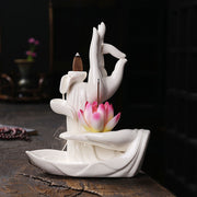 Buddha StonesTibetan Lotus Blessing Incense Burner Decoration (Extra 30% Off | USE CODE: FS30) - 3 - image 10
