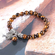 Buddha Stones Natural Gemstone Tree of Life Lucky Charm Stretch Bracelet Bracelet BS 24