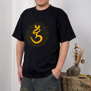 Buddha Stones 108 OM NAMAH SHIVAYA Mantra Sanskrit Tee T-shirt T-Shirts BS 3