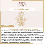 Buddha Stones Evil Eye Hamsa Symbol Blessing Luck Chain Necklace Pendant (Extra 35% Off | USE CODE: FS35) - image 12