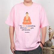 Buddha Stones The Mind Is Everything Meditation Buddha Tee T-shirt T-Shirts BS 4