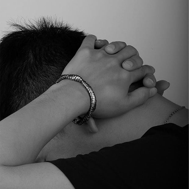 Buddha Stones 925 Sterling Silver Vintage Twisted Design Wealth Healing Chain Bracelet (Extra 30% Off | USE CODE: FS30) - image 12