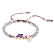 Buddha Stones Natural Crystal Charm Lucky Healing Bracelet