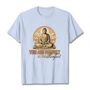 Buddha Stones You Are Perfect As You Are Tee T-shirt T-Shirts BS LightCyan 2XL