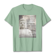 Buddha Stones One Moment Can Change A Day Tee T-shirt T-Shirts BS PaleGreen 2XL