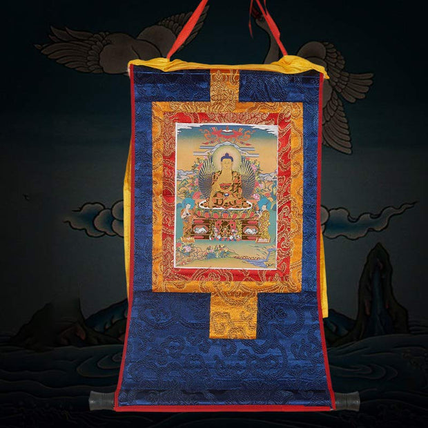 Buddha Stones Tibetan Framed Thangka Blessing Protection Decoration (Extra 30% Off | USE CODE: FS30) - image 17