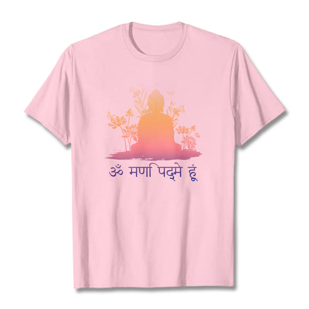 Buddha Stones Sanskrit OM NAMAH SHIVAYA Tee T-shirt T-Shirts BS LightPink 2XL