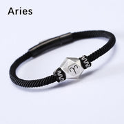 Buddha Stones 999 Sterling Silver 12 Constellations of the Zodiac Protection Handmade String Bracelet (Extra 35% Off | USE CODE: FS35) - image 2