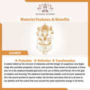 Buddha Stones Ganesh Elephant Purple Clay Backflow Smoke Fountain Protection Stick Incense Burner - image 6