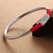 FREE Today: Good Fortune Tibet Om Mani Padme Hum Red String Bracelet Bangle FREE FREE Red