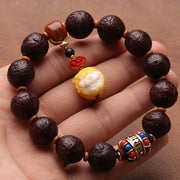 Buddha Stones Tibetan Bodhi Seed Agate Bead Luck Wealth Tassel Charm Wrist Mala (Extra 30% Off | USE CODE: FS30) - image 15