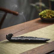 Buddha Stones Auspicious Clouds Pixiu Healing Ceramic Stick Incense Burner Decoration Incense Burner BS 9