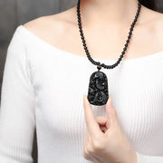 FREE Today: Attract Wealth And Abundance Black Obsidian Koi Fish Necklace Pendant FREE FREE 19