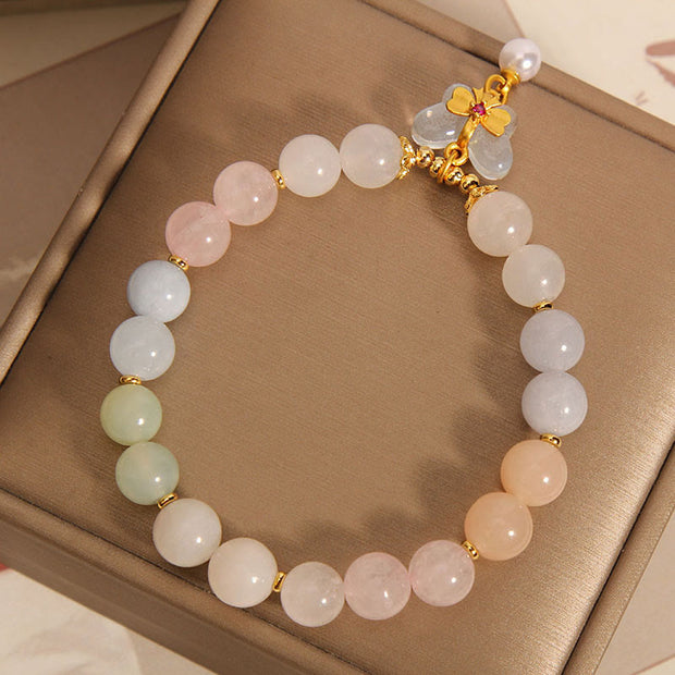 FREE Today: Love & Freedom Butterfly Morganite Courage Bracelet