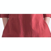Buddha Stones Yoga Meditation Prayer V-neck Design Cotton Linen Clothing Uniform Zen Practice Women's Set Clothes BS 16