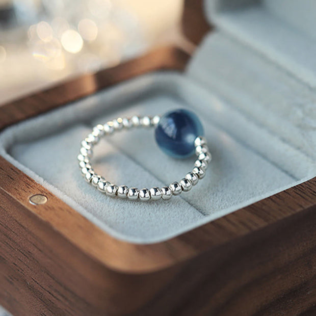 FREE Today: Love and Hope Candy Agate 925 Sterling Silver Ring