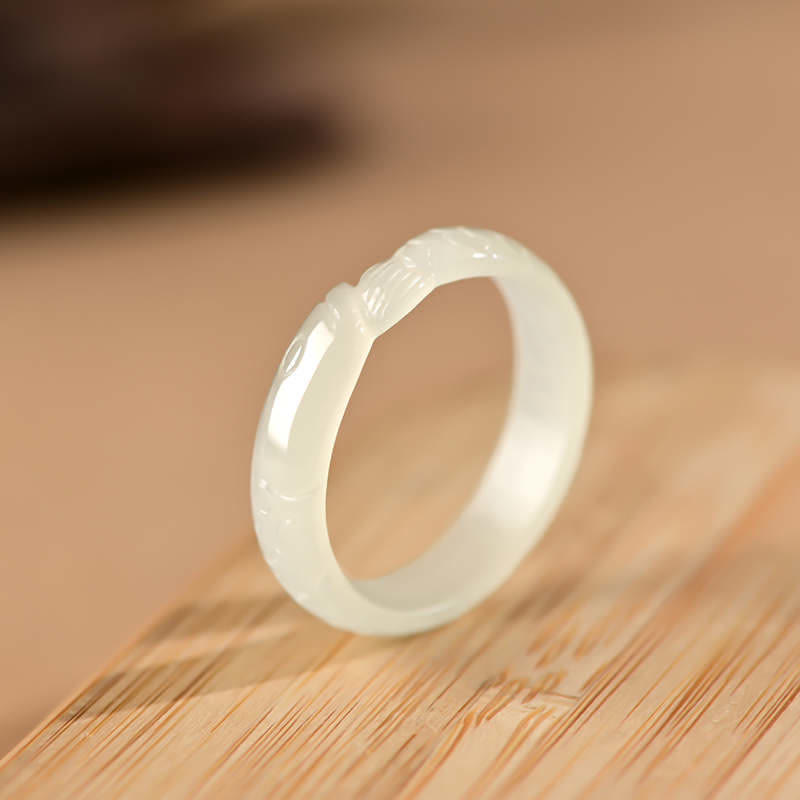 Echte Blauwe Jade Ringen voor Vrouwen Natuurlijke Chinese Stijl Jadeïet Band Good Luck Ring Sieraden (Maat: 6 Echte Blauwe Jade Ringen voor Vrouwen Natuurlijke Chinese Stijl Jadeïet Band Good Luck Ring Sieraden (Maat: 6