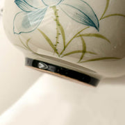 Buddha Stones Hand Painted Lotus Flower Ceramic Teacup Kung Fu Tea Cup Cup BS 6