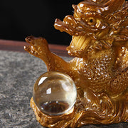 Buddha Stones Year Of The Dragon Color Changing Resin Horse Luck Tea Pet Home Figurine Decoration (Extra 35% Off | USE CODE: FS35) Decorations BS 9