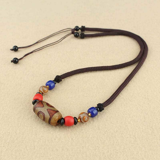 FREE Today: Purify Negative Energy Tibetan Nine-Eye Dzi Bead Three-eyed Dzi Bead Necklace Pendant FREE FREE Three-eyed Dzi Bead