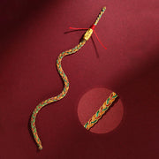 Buddha Stones Year of the Dragon Handmade Colorful Dragon Carved Success Braided Bracelet (Extra 35% Off | USE CODE: FS35) - image 4