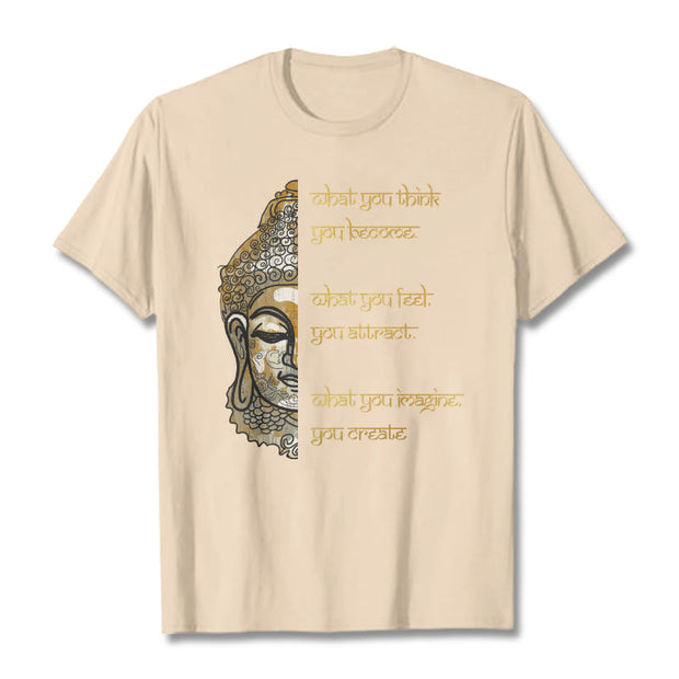 Buddha Stones What You Think Tee T-shirt T-Shirts BS Bisque 2XL