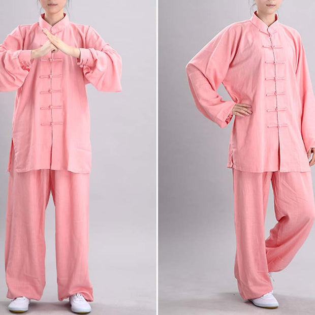 Buddha Stones Meditation Zen Prayer Spiritual Tai Chi Qigong Practice Unisex Embroidery Clothing Set (Extra 30% Off | USE CODE: FS30) - image 9