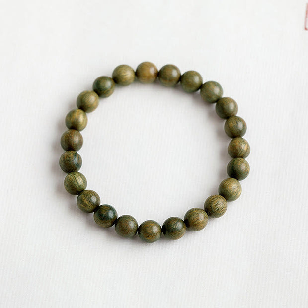 Buddha Stones Tibetan Green Sandalwood Soothing Cure Bracelet (Extra 35% Off | USE CODE: FS35) - 8mm(23 Beads) - image 9