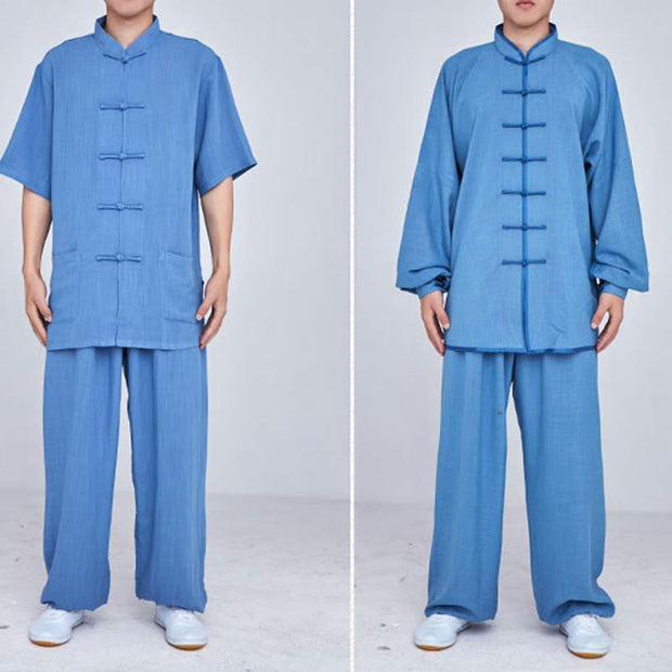 Buddha Stones Meditation Zen Prayer Spiritual Tai Chi Qigong Practice Unisex Embroidery Clothing Set (Extra 30% Off | USE CODE: FS30) - image 35