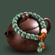 Buddha Stones Cyan Bodhi Seed Success Bracelet