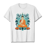 Buddha Stones Lotus Buddha Meditation Tee T-shirt